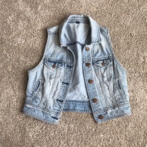 denim vest